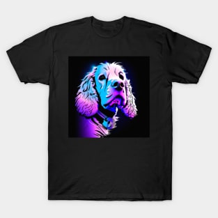 Neon Clumber Spaniel T-Shirt